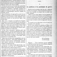 0304 - Page 303 - Partie professionnelle. Questions fiscales. Les spécialités pharmaceutiques et l’impôt / La vie syndicale et professionnelle. Le médecin et les pensionnés de guerre
