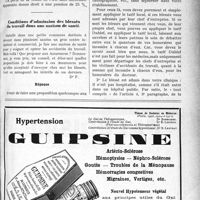 0318 - Page XXXIII-317 - Correspondance. Droit à une pension militaire / Conditions d’admission des blessés du travail dans une maison de santé