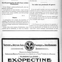 0392 - Page VII-391 - Correspondance. Engagement par un patron d’ouvrier blessé / Durée de prorogation du bail d’une maison d’habitation / Les soins aux pensionnés de guerre