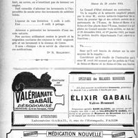 0445 - Page 444-XXXII - Notes de pratique quotidienne. Les vers dans la première enfance / Jurisprudence. Doit être considéré comme un fonctionnaire le médecin inspecteur de la protection du 1er âge ou des enfants assistés [Dr Paul Boudin]