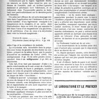 0477 - Page 476 - Partie scientifique. Hygiène. Le transit et l’évacuation de l’intestin. Préceptes d’hygiène / Le laboratoire et le praticien. De l'importance de la température dans la recherche du tréponème à l'ultra-microscope