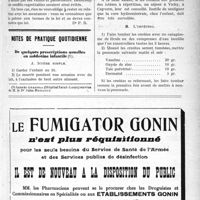 0570 - Page XXVII-569 - Correspondance. Toujours le cumul. / Notes de pratique quotidienne. De quelques prescriptions usuelles en médecine infantile
