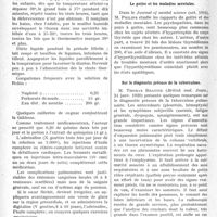 0605 - Page 604 - Partie scientifique. A Travers la presse. Presse française. La mort subite dans les fractures du membre inférieur [(Journ. de Méd. de Bordeaux)] / Traitement de la grippe [(Journ. des Prat, 31 janv. 1920)] / Presse anglaise v. Le goitre et les maladies mentales [Journal of mental science (oct. 1919)] / Sur le diagnostic précoce de la tuberculose [(British med. Journ, 24 janv. 1920)]