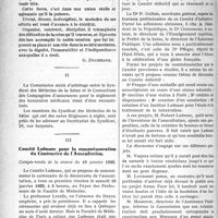 0619 - Page 618 - Partie professionnelle. La vie syndicale et professionnelle. La révision du Tarif Dubief. Cohésion et discipline nécessaires du corps médical organisé [G. Duchesne] / Comité Laënnec pour la commémoration du Centenaire de l’Auscultation, Compte-rendu de la séance du 10 janvier 1920