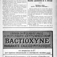 0700 - Page XXXI-699 - Correspondance. Déclaration du revenu professionnel / Nouvelles spécialisations de la chirurgie. Quelques notes sur la « chirurgie esthétique »