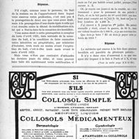 0713 - Page VIII-712 - Correspondance. Durée de la prorogation du bail d’un médecin / Patentes multiples