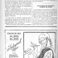 0763 - Page XXX-762 - Correspondance. Contribution sur les bénéfices de guerre / Prescription des honoraires accidents du travail