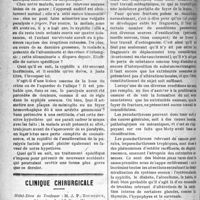 0783 - Page 782 - Partie scientifique. Clinique médicale. Université de Nancy, M. le professeur Paul Simon. Sur un cas de paralysie faciale / Clinique chirurgicale, Hôtel-Dieu de Toulouse : M. J. P. Tourneux. Les pseudarthroses
