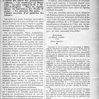 0844 - Page 843 - Propos du jour. Le résultat des efforts des groupements médicaux. — Une conférence au Musée social. — La bonne volonté de M. le Ministre de l’hygiène. — Dans les régions libérées : les infirmières des Postes de secours. — La question des autos. —L’histoire navrante d’un praticien des Ardennes [J. Noir]
