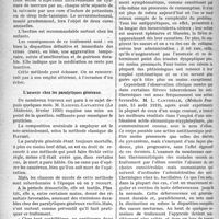 0865 - Page 864 - Partie scientifique. A Travers la presse. Presse française. Epilepsie et traitement spécifique [(La Médecine, février 1920)] / L’arsenic chez les paralytiques généraux [(La Médecine, février 1920)] / L’antithermie de la tuberculose pulmonaire [(Médecin Français, 15 août 1919)]