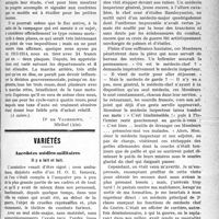 0886 - Page 885 - Partie professionnelle. Automobilisme pratique. Les trois roues / Variétés. Anecdotes médico-militaires. Il y a lait et lait