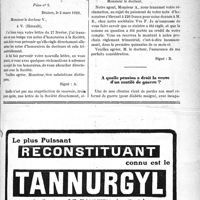0890 - Page XXIX-889 - Correspondance. Comment on se fait payer intégralement ses honoraires / A quelle pension a droit la veuve d’un mutilé de guerre ?