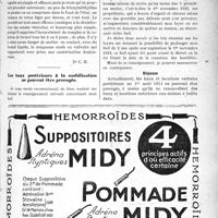 0902 - Page V-901 - Correspondance. La désinfection du thermomètre / Les baux postérieurs à la mobilisation ne peuvent être prorogés