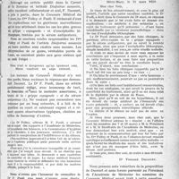 0908 - Page 907 - Propos du jour. A propos du traitement de la grippe et de l’encéphalite léthargique par le sérum antipesteux. Une page de Rostan : Autrefois et aujourd’hui. La conspiration du silence