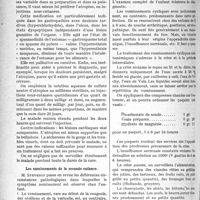 0931 - Page 930 - Partie scientifique. A Travers la presse. Presse française. La médication atropinique dans les gastropathies [L’Hôpital (février 1920)] / Les vomissements de la seconde enfance