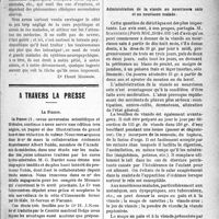 0988 - Page 987 - Partie scientifique. Psychiatrie. Sur les méthodes de traitement des toxicomanies, par le Dr Mignon (suite et fin) / A Travers la presse. La France / Administration de la viande au nourrisson sain et au nourrisson malade [(Paris Méd., 28 fév. 1926)]