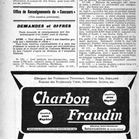 1029 - Page 1028-IV - Documents officiels. A l’officiel. Réponses ministérielles. Les stations sanitaires / Office de Renseignements du «Concours» / Demandes et offres