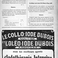 1032 - Page VII-1031 - Correspondance. Honoraires médico-légaux / Accident survenu à la bonne d’uni café