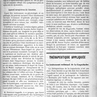 1060 - Page 1059 - Partie scientifique. A travers la presse. Presse anglaise. Quelques cas de pseudo-dysenteries [(British med. Journ, 21 fév 1920)] / Appareil enregistreur de l’émotion [(Royal Society of medicine ; 11 fév. 1920)] / Notes sur l’épilepsie, (Harveian Society) / Thérapeutique appliquée. Le traitement rationnel de la Coqueluche
