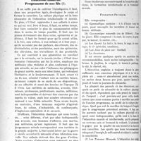 1073 - Page 1072 - Partie professionnelle. Chronique de l’enseignement. La formation scientifique et technique de l’étudiant en médecine. Le « point faible » du docteur Dupinet / Éducation moderne. Programme de nos fils