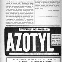 1087 - Page XXXVI-1086 - Jurisprudence médicale. Médecin mobilisé. Répétition de l’indû / Notes d’hygiène pratique. Les maladies des mains sales