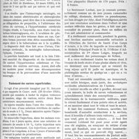 1122 - Page 1121 - Partie scientifique. A travers la presse. L’hémorragie méningée sous-arachnoïdienne [(Journ. de Méd. de Bordeaux, 10 mars 1920)] / Traitement des varices superficielles [Courr. méd. (29 février 1920)] / Bibliographie critique. Revue des Livres. C. S. S. A. p. i. par Lieutenant Lechat, Chez Devambez, Paris