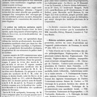 1142 - Page 1141 - Partie professionnelle. Reportage professionnel. Nouvelles et Informations. Bureaux d’hygiène / Le syndicat des médecins sanitaires maritimes du Havre et de Saint-Nazaire / Le dernier concours des hôpitaux (médecins) / Médecine opératoire spéciale