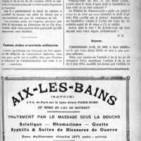 1148 - Page XXXI-1147 - Correspondance. Le blessé est toujours libre de choisir son médecin / Pensions Civiles et services militaires