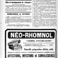 1221 - Page 1220-IV - Documents officiels. A l’officiel. Réponse ministérielle. La livraison des autos aux médecins par les grands constructeurs / Office de Renseignements du « Concours » / Demandes et offres