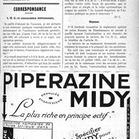 1222 - Page V-1221 - Demandes et offres / Correspondance. A. M. G. et communes autonomes