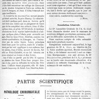 1230 - Page 1229 - Propos du jour. Les deux faces dc la médaille. Tyrannie étatique ou dictature prolétarienne. Contre l’avarie / Association Générale / Partie scientifique. Pathologie chirurgicale. Quelques considérations pratiques sur les fractures du crâne, par le Dr J. Fiévez