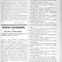 1270 - Page 1269 - Partie professionnelle. Variétés. L’aventure du docteur Pampelonne / Reportage professionnel. Nouvelles et Informations. Ministère de l’Hygiène, de l’Assistance et de la Prévoyance sociales