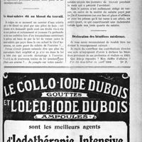 1288 - Page VII-1287 - Correspondance. Prorogation de bail postérieur au 1er août 1914 / Le demi-salaire dû au blessé du travail / Déclaration des bénéfices médicaux