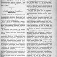 1322 - Page 1321 - Partie professionnelle. La vie syndicale et professionnelle. A l'Association générale des médecins de France / La Confédération des Travailleurs Intellectuels