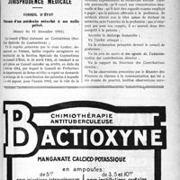 1340 - Page XXXI-1339 - Correspondance. Actualités biologiques. L’odeur du fer et l’odeur du sang, par le Dr Ed. Crouzel / Jurisprudence médicale. Conseil d’État. Patente d’un médecin attaché à un asile privé, (Séance du 15 décembre 1916)