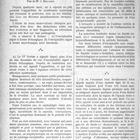 1369 - Page 1368 - Partie scientifique. Faits cliniques. Contribution à l’étude des encéphalites aiguës. Un cas d’encéphalite aiguë à type myoclonique simulant l’urémie, par le Dr J. Bayard