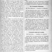 1374 - Page 1373 - Partie scientifique. Revue des sociétés savantes. Paris. Ce que doit être le traitement de la luxation congénitale de la hanche, (Académie de Médecine) / Sur l’encéphalite léthargique, (Académie de médecine) / L’immunité acquise par la grippe, (Académie de médecine) / Le facteur « sexe » dans certaines maladies infectieuses, (Société médicale des hôpitaux)