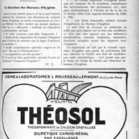 1402 - Page XXIX-1401 - Bulletin de souscription l’agenda-memento du praticien (édition 1921) / La direction des Bureaux d’hygiène