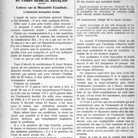 1445 - Page 1444 - Partie professionnelle. Mutualité familiale du corps médical français. Lettres sur la Mutualité Familiale. L’indemnité journalière double