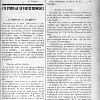 1446 - Page 1445 - Partie professionnelle. Mutualité familiale du corps médical français. Lettres sur la Mutualité Familiale. L’indemnité journalière double / La vie syndicale et professionnelle. Les médecins et les grèves