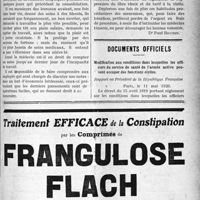 1470 - Page XXXV-1469 - Jurisprudence médicale. Contestation d’honoraires pour soins donnés à un accidenté du travail / Documents officiels. Modification aux conditions dans lesquelles les officiers du service de santé de l’armée active peuvent occuper des fonctions civiles