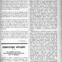 1512 - Page 1511 - Partie scientifique. Revue des sociétés savantes. Province. Société anatomo-clinique de Toulouse / Thérapeutique appliquée. La syphilis nerveuse. Son traitement iodo-mercuriel par le lipogyre