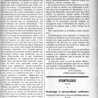 1520 - Page 1519 - Partie professionnelle. La vie syndicale et professionnelle. Toujours l’encombrement / Déontologie. Déontologie et jurisprudence médicales