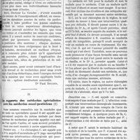 1524 - Page 1523 - Partie professionnelle. Déontologie. Déontologie et jurisprudence médicales / Les rapports des médecins spécialistes avec les médecins omni-praticiens