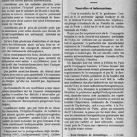 1590 - Page 1589 - Partie professionnelle. Chronique Hôspitalière. Blesses du travail. Conférence des maîtres de Seine-et-Oise (5 mai 1920). Hôspitalisation des blessés de travail / Reportage professionnel. Nouvelles et informations. Ecole française de stomatologie