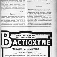 1596 - Page XXXIII-1595 - Correspondance. Responsabilité d’un accident agricole. Certificats / Prescription des honoraires accidents