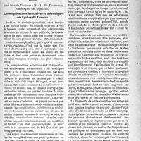 1614 - Page 1613 - Partie scientifique. Clinique chirurgicale, Hôtel-Dieu de Toulouse: M. J. P. Tourneux. Les complications irritatives et mécaniques des kystes de l’ovaire