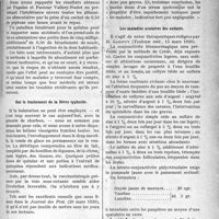 1622 - Page 1621 - Partie scientifique. A travers la presse. Physiologie pathologique et pathogénie de l’urticaire [(Paris Méd. 6 mars 1920)] / Sur le traitement de la fièvre typhoïde / Les hautes doses de sérum antistreptococcique dans la fièvre puerpérale / Les maladies oculaires des enfants [(Toulouse méd. 15 mars 1920)]