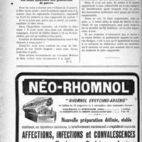 1657 - Page 1666-XXXII - Correspondance. Chirurgie esthétique. La correction des rides du visage / Les soins médicaux aux pensionnés de guerre