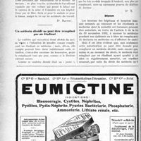 1671 - Page 1678-VI - Correspondance. A propos du nombre des médecins par rapport à la densité de la population / Un médecin décédé ne peut être remplacé par un étudiant